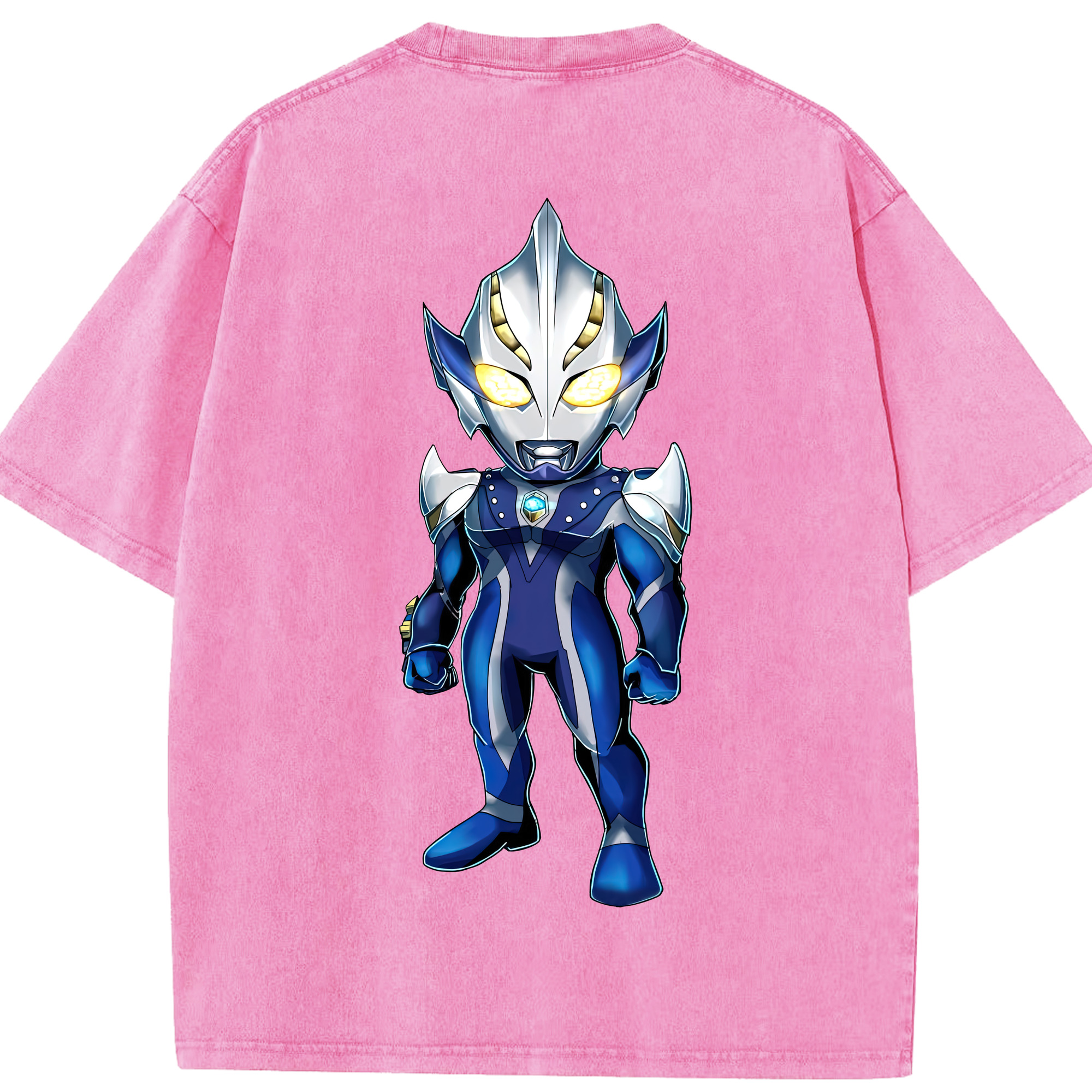 （画像用） ウルトラマン Ultraman 綿100% ヴィンテージ風 半袖Tシャツ（背面プリント）